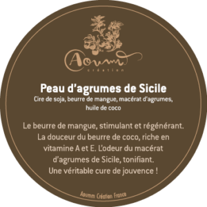 Peau d'agrumes de Sicile